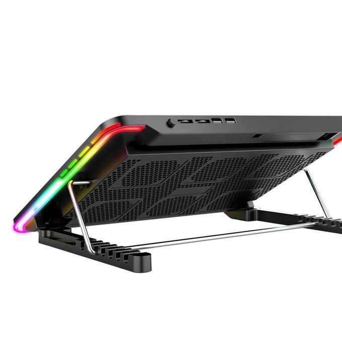 Laptop Cooling Fans Stands Foldable Notebook Computers Cooling Pads Cooler Laptop Stand Adjustable Height image - mobimarket